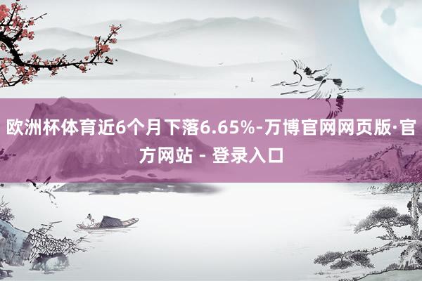 欧洲杯体育近6个月下落6.65%-万博官网网页版·官方网站 - 登录入口